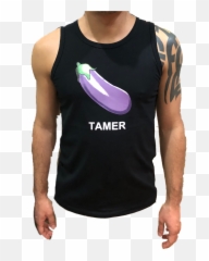 Eggplant Tamer Tank Top Peachesandeggplants Emoji,Eggpalnt Emoji