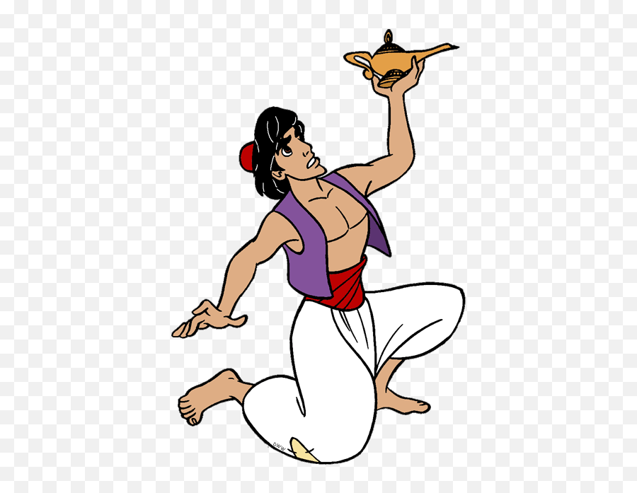 The Magic Lamp Disney - Aladdin With Lamp Cartoon Emoji,Magic Lamp Emoji