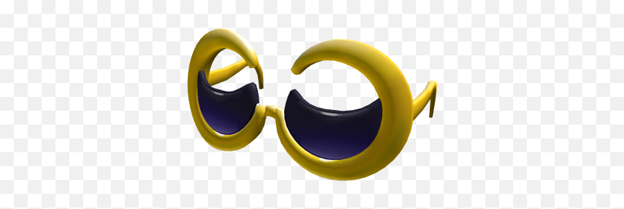 Golden Crescent Moon Shades Emoji,Moon Eclipse Emoji