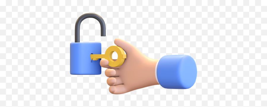 Open Padlock 3d Illustrations Designs Images Vectors Hd Emoji,Lock Emojij