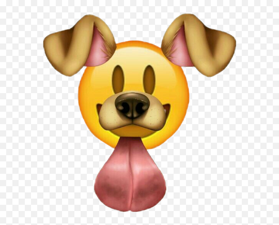 Dog Emoji Snapchat Sticker - Panting Dog Emoji,Snapchat Dog Emoji