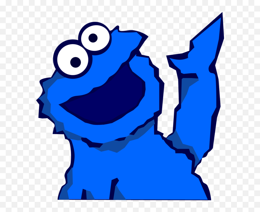 Cookie Monster Render - Drawing Emoji,Cookie Monster Emoticon