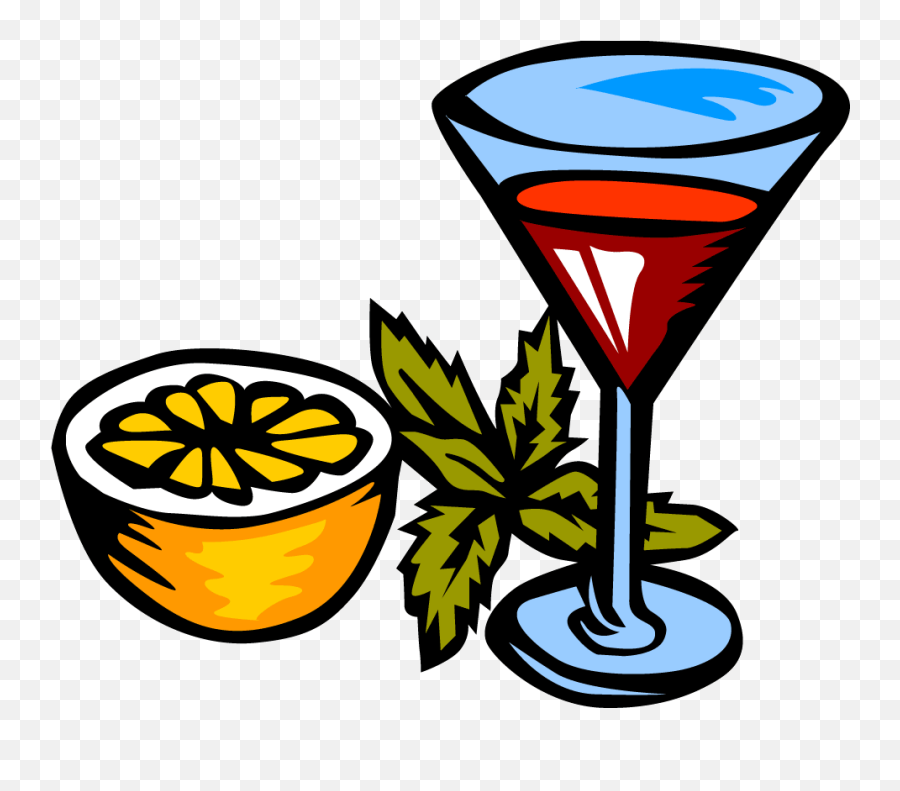 Clipart Christmas Cocktail Clipart Christmas Cocktail - Food And Beverage Clipart Emoji,Martini Emoji