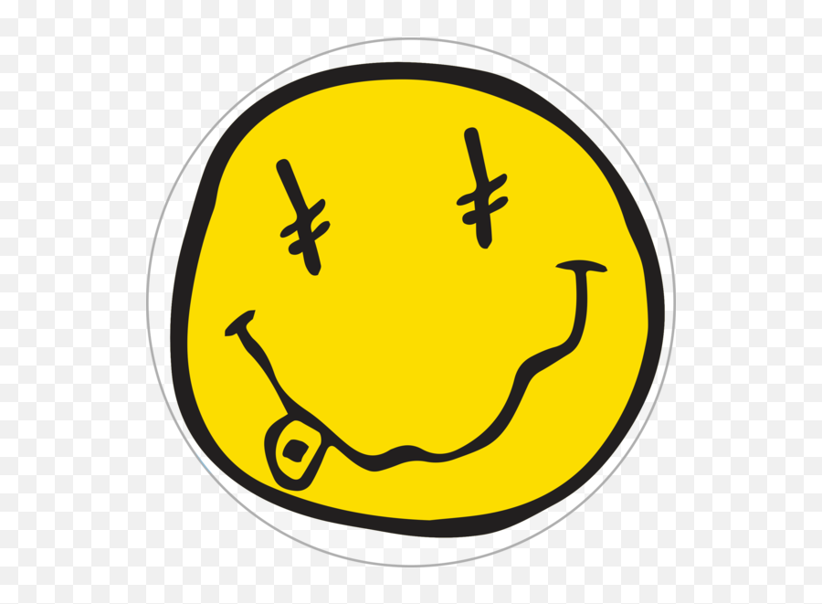 Deathwish Paradise Decal - Single Circle Stickers For Skateboard Emoji,Roller Skating Emoticon