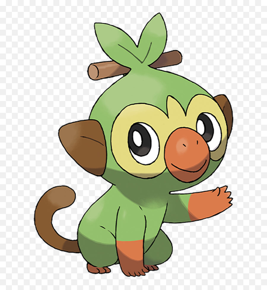Todos Los Pokémon De Octava Generación - Movistar Esports Grass Starter Pokemon Sword Emoji,Emoji De Changuito