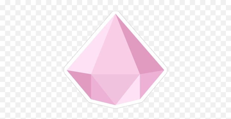 Pink Diamond Gem Gemstone Sticker - Girly Emoji,Pink Diamond Emoji