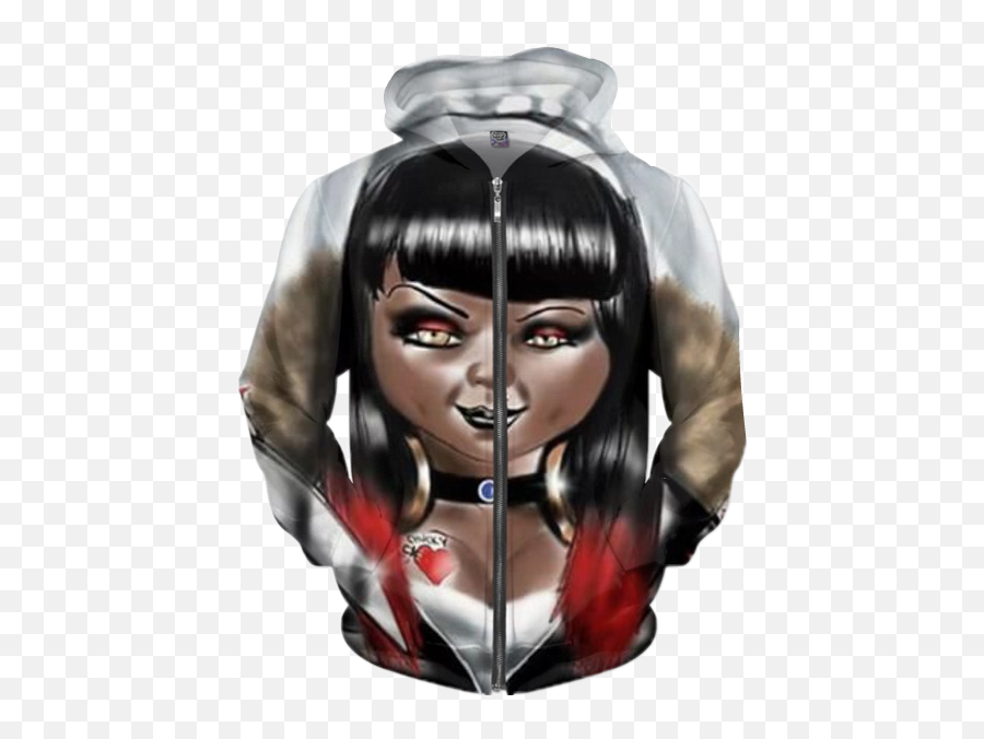 Tiffany Bride Of Chucky Hoodie Png Official Psds - For Women Emoji,Chucky Emoji