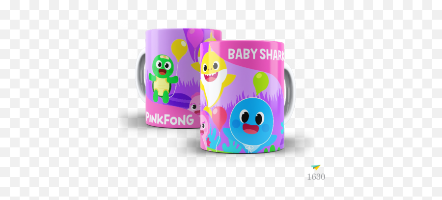 Caneca Baby Shark - Moomin Mugs Emoji,Emoticon Chapolin