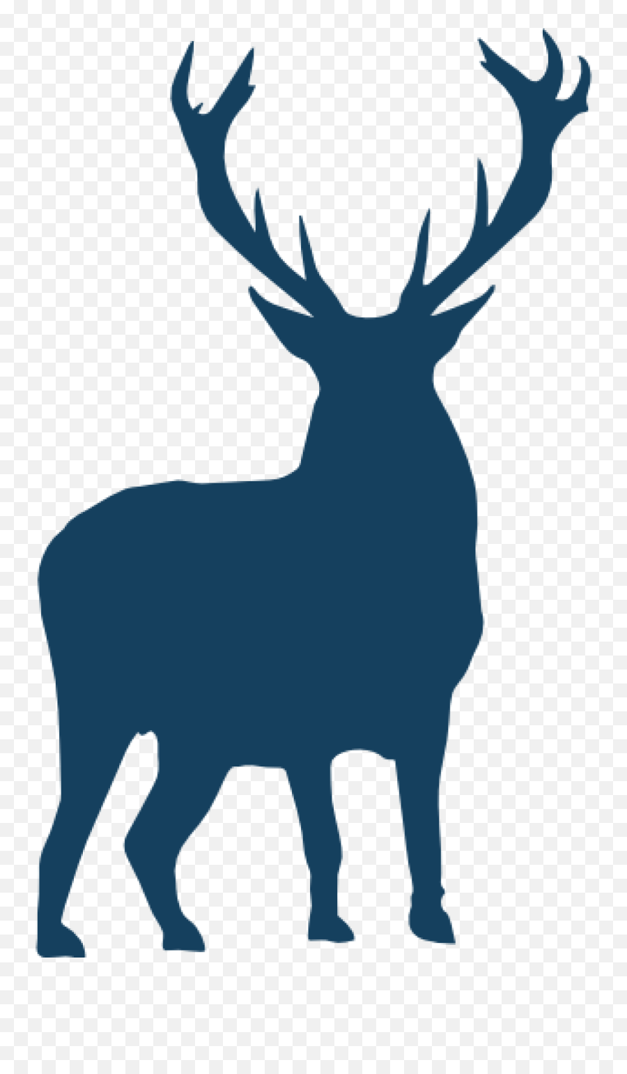 Red Deer Silhouette Clip Art - Deer Png Download 20482048 Stag Silhouette Emoji,Deer In Headlights Emoji