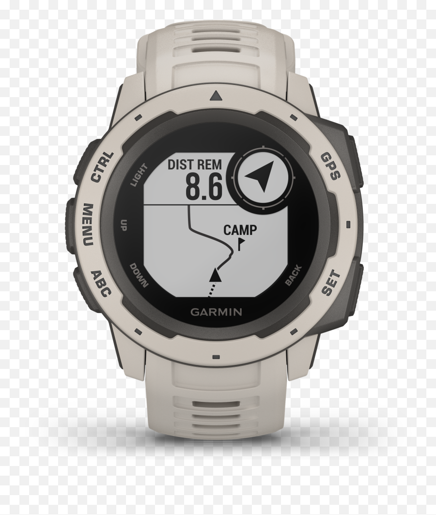Gps Watch Built Tough For The Outdoors - Garmin Instinct Maps Emoji,Emotion Gray Silicone Smartwatch