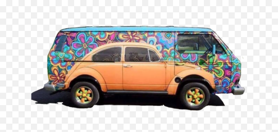 Vwbus Vw T3 Cars Hippie Colorpaint - Fun Vw Beetle Paint Jobs Emoji,Vw Hippie Emoji