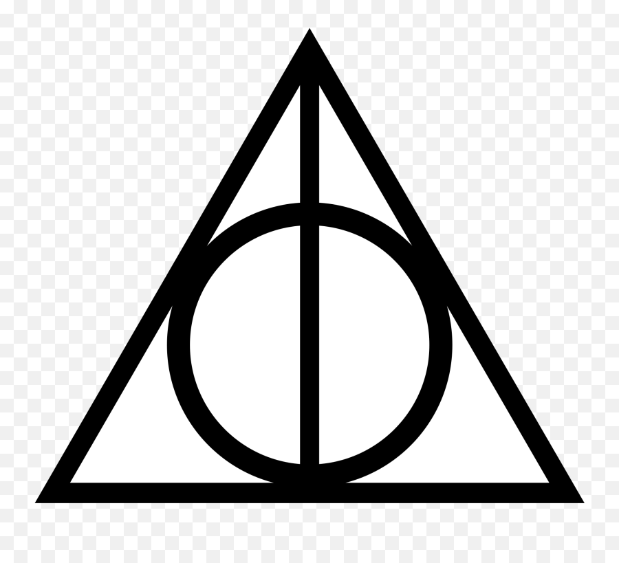 The Deathly Hallows Symbol In Text - Harry Potter Deathly Hallows Symbol Svg Emoji,Emoji Copy And Paste