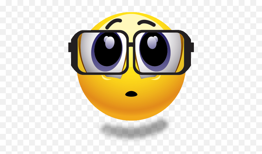 Download Emoji Transparent Smiley Face Emoji With No - Studious Smiley,Happy Face Emoji