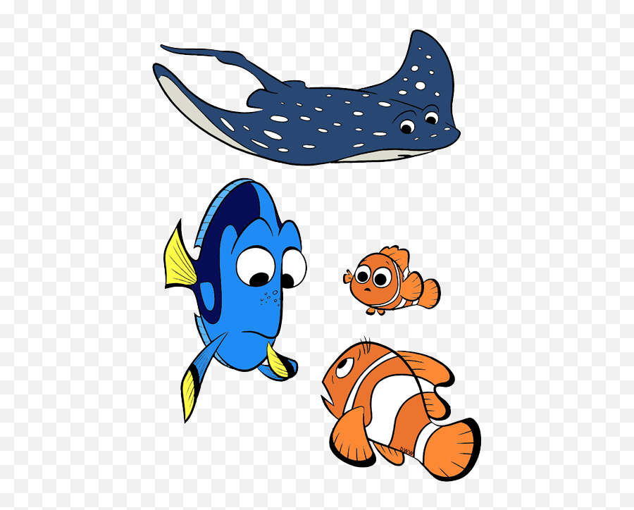 Nemo Clipart Destiny Nemo Destiny - Finding Nemo Mr Ray Coloring Page Emoji,Destiny Emojis Artist