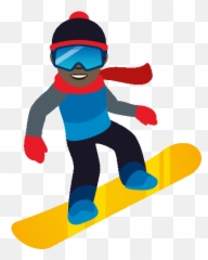Snowboarder Joypixels Gif - Snowboarder Emoji,Snowboard Emoji
