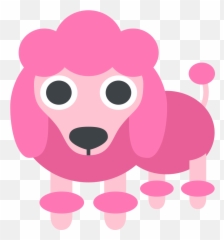Emoji - Poodle,Dog Emojis Poodle
