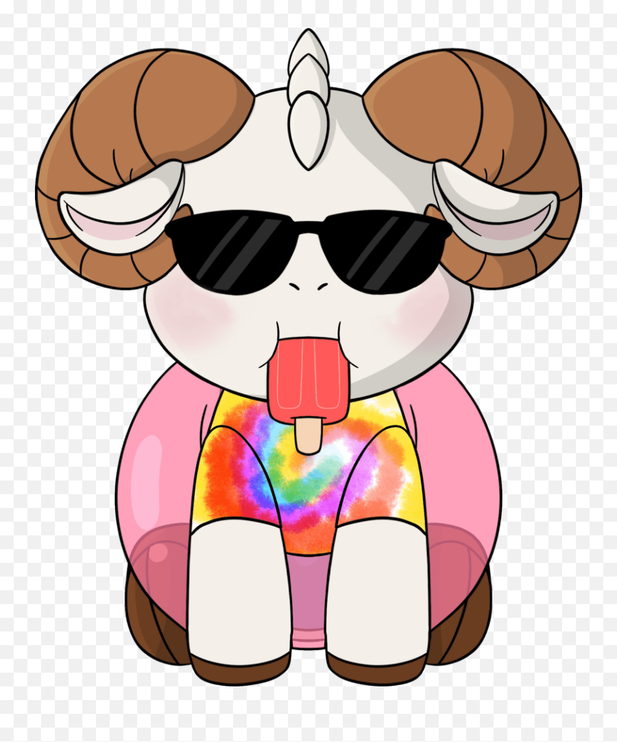 Jschlatt Summer Ram Plush - Summer Jschlatt Plush Emoji,Munching Emoji