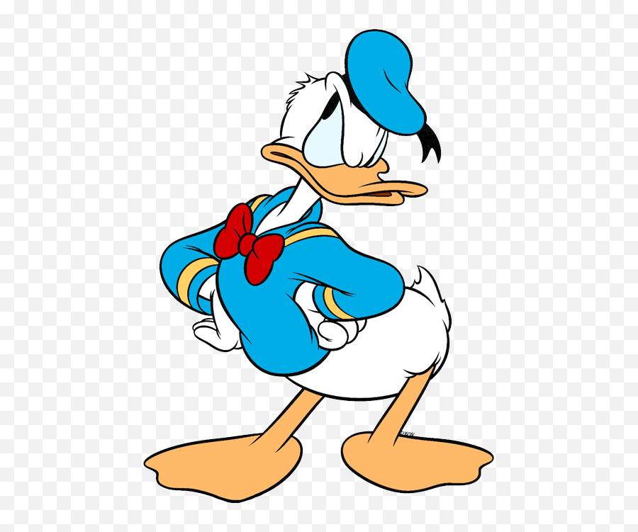 Mad Donald Duck Angry - Clipart Irritable Emoji,Angry Donald Duck Emoji