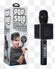 Tzumi Bluetooth Pop Solo Karaoke Microphone - Pop Solo Mic Karaoke Emoji,Karaoke Emoji