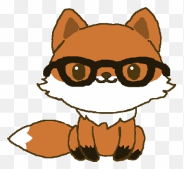 Pixilart - Fox With Glasses Transparent Emoji,Glasses Drawing Emoji