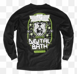 Deftones - Belching Beaver Digital Bath Long Sleeve Digital Bath Shirt Emoji,Gray Beaver Emoticons
