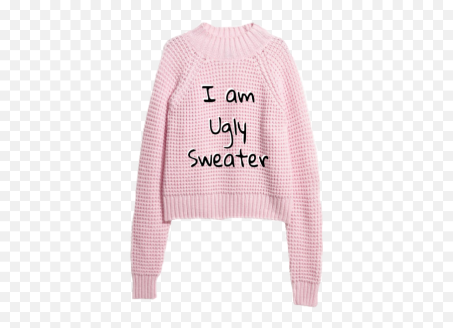 Ugly Christmas Sweater Sticker Challenge On Picsart - Long Sleeve Emoji,Emoji Crop Top Sweater