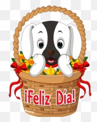 7 Ideas De Agradecimiento Gifs Animados De Gracias - Cute Dog In A Basket Cartoon Emoji,Mman And Woman Emoticon