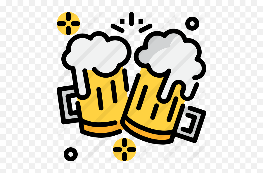 Beer Mug - Free Food And Restaurant Icons Emoji,Clinking Champagne Emoji