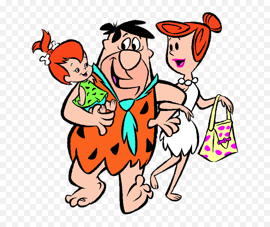 The Flintstones Family Classic Cartoon Characters City Emoji,Emoji Oler