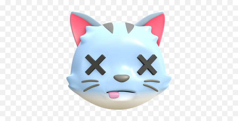 Cat Expression 3d Illustrations Designs Images Vectors Hd Emoji,Cat Shocked Emoji