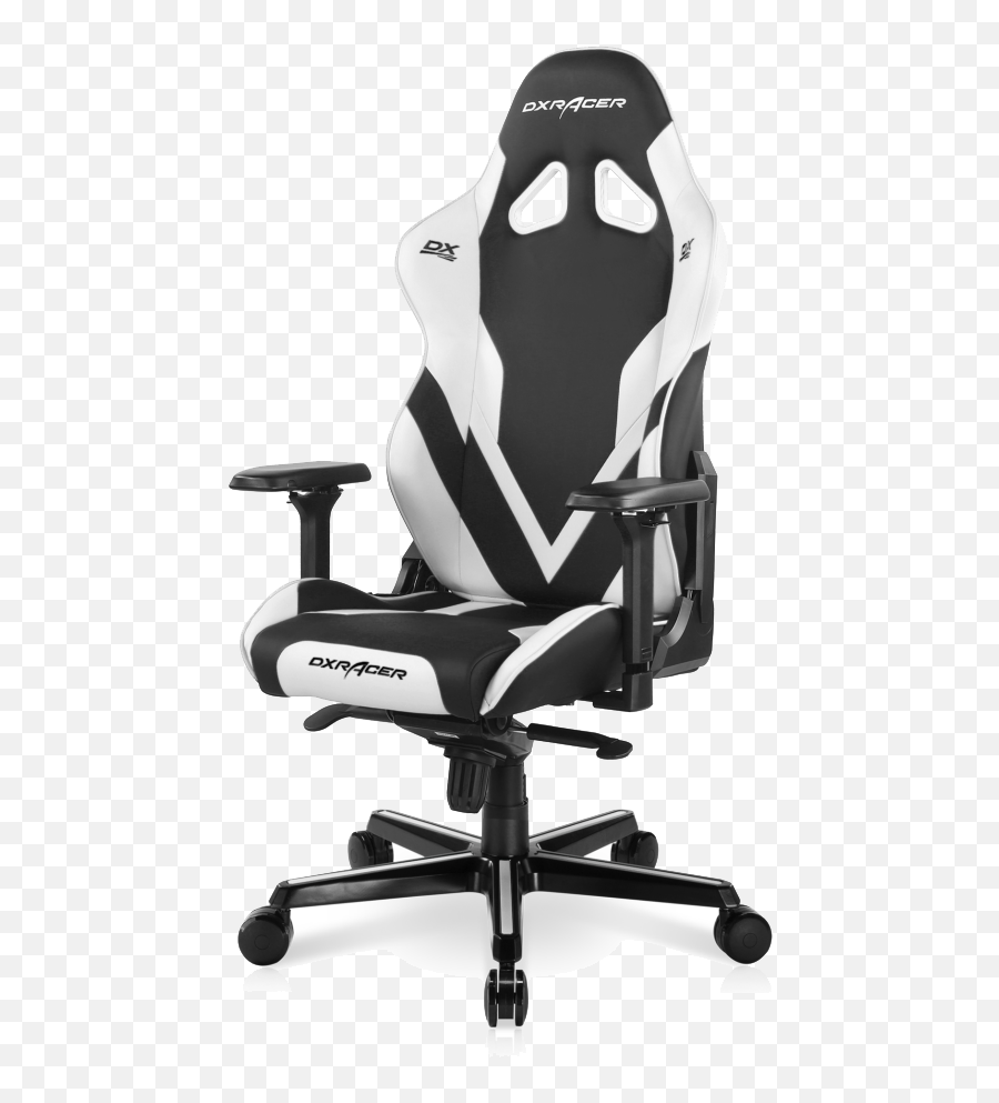 Dxracer Gb001 Gaming Chair Black And White - New Emoji,Esports Chair Emoji Function