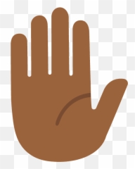 Emoji U270b 1f3fe - Mano Levantada Emoji Tono De Piel Medio Emoji,Emoji Mano