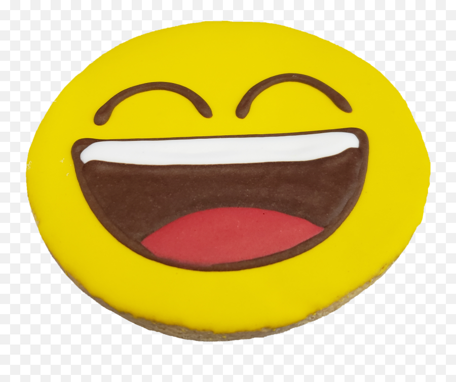 Emoji Cookie - Happy,Gingerbread Emoji