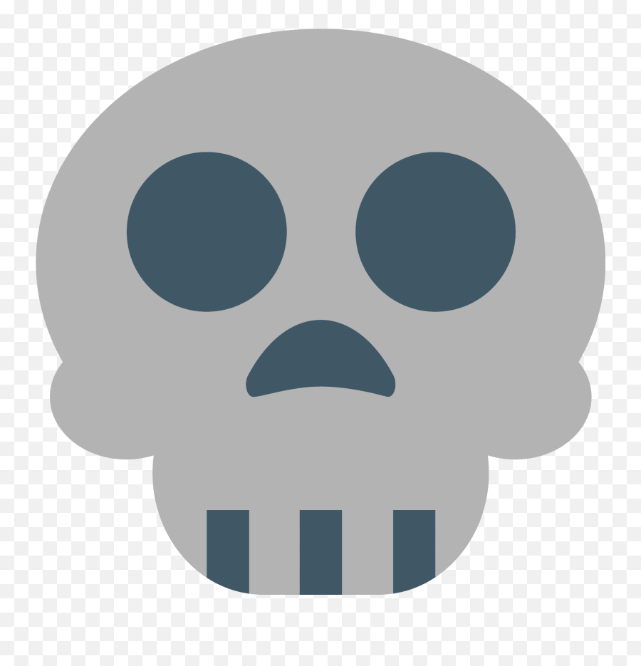 Skull Emoji Clipart Free Download Transparent Png Creazilla - Dot,Skull Emoji