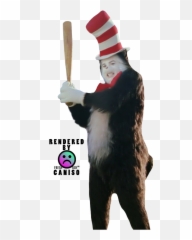 Download Png Hat Meme - Cat In The Hat Render Emoji,Cat In The Hat Emoji