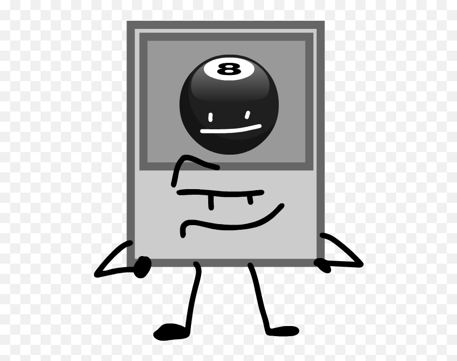 Photograph Of 8 - Ball From Bfb Battle For The Respect Of Battle For Respect Of Roboty Emoji,Emotion Ball