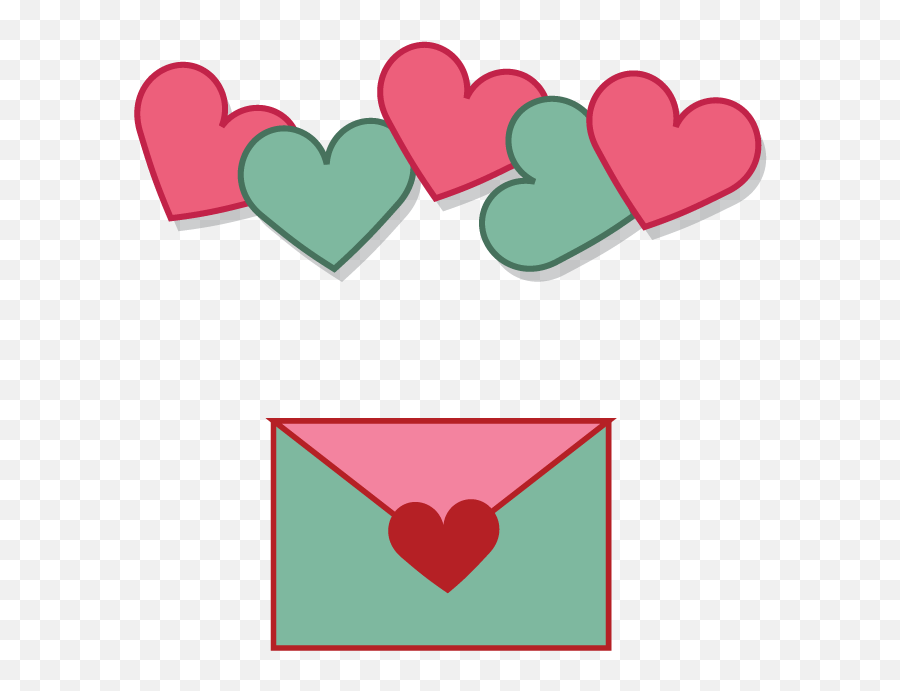 Paper Valentine S Day Love Heart Valentines - Sobre De Papel Imagen De Un Sobre Animado Emoji,Valentine Emojis