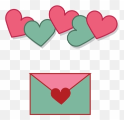 Paper Valentine S Day Love Heart Valentines - Sobre De Papel Imagen De Un Sobre Animado Emoji,Valentine Emojis