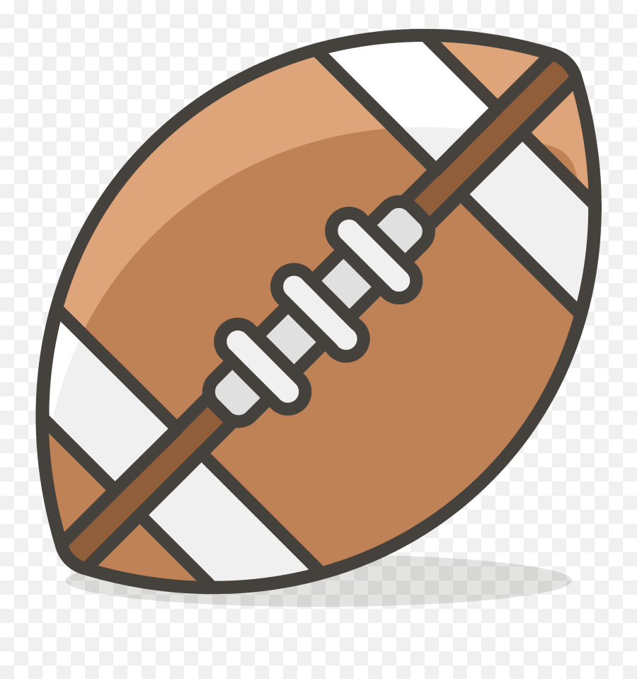 American Football Emoji Clipart - Emoji Ballon De Rugby,Football Emoji