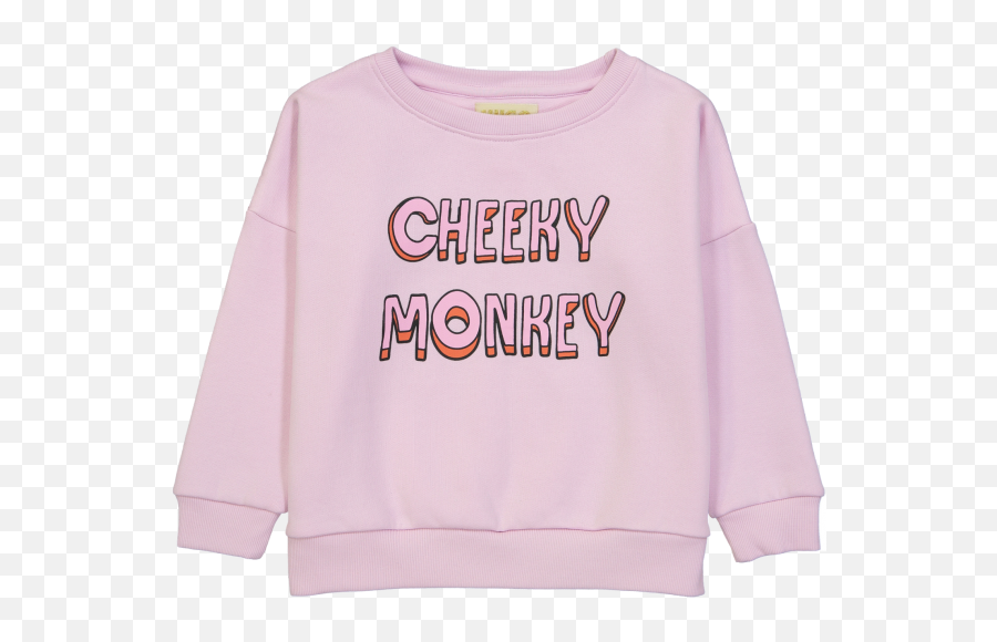 Hugo Loves Tiki Wide Sweat Shirt Cheeky Monkey - Orange Long Sleeve Emoji,Monkey Emoji Pajamas