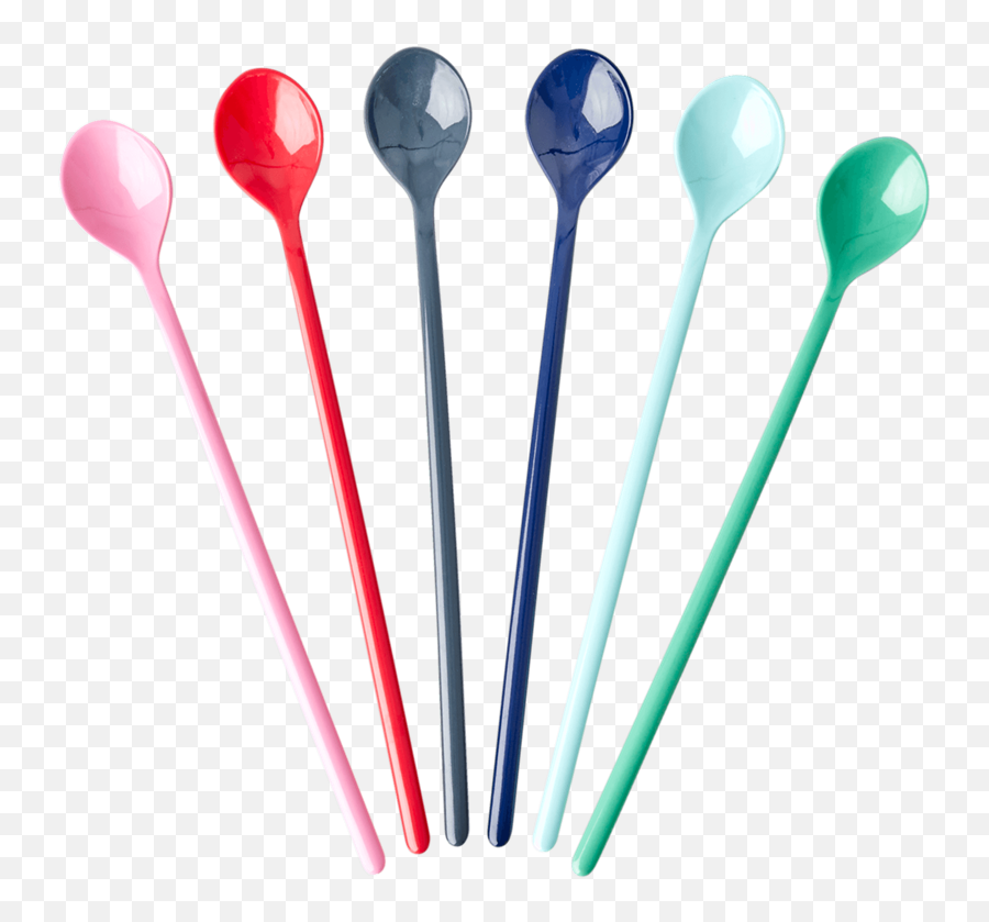 Melamine Latte Spoons In Assorted Let - Rice Melamine Cutlery Long Spoon Emoji,Those Old Emotions Spoons