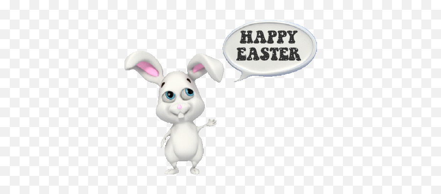 Of Joy - Transparent Easter Bunny Animated Gif Emoji,Happy Easter Animated Emoticons