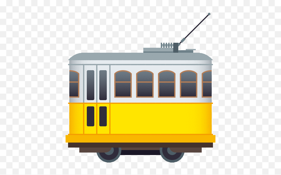 Tram Car Travel Gif - Tramcar Travel Joypixels Discover U0026 Share Gifs Tram Gif Transparent Emoji,Trolley Emoji
