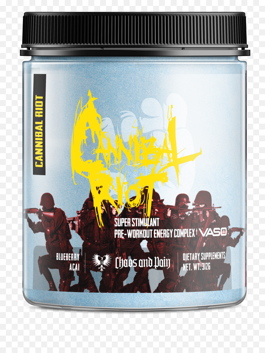 Cannibal Riot Pre Workout - Chaos And Pain Cannibal Riot Emoji,Riot Of Emotion Take My Hand