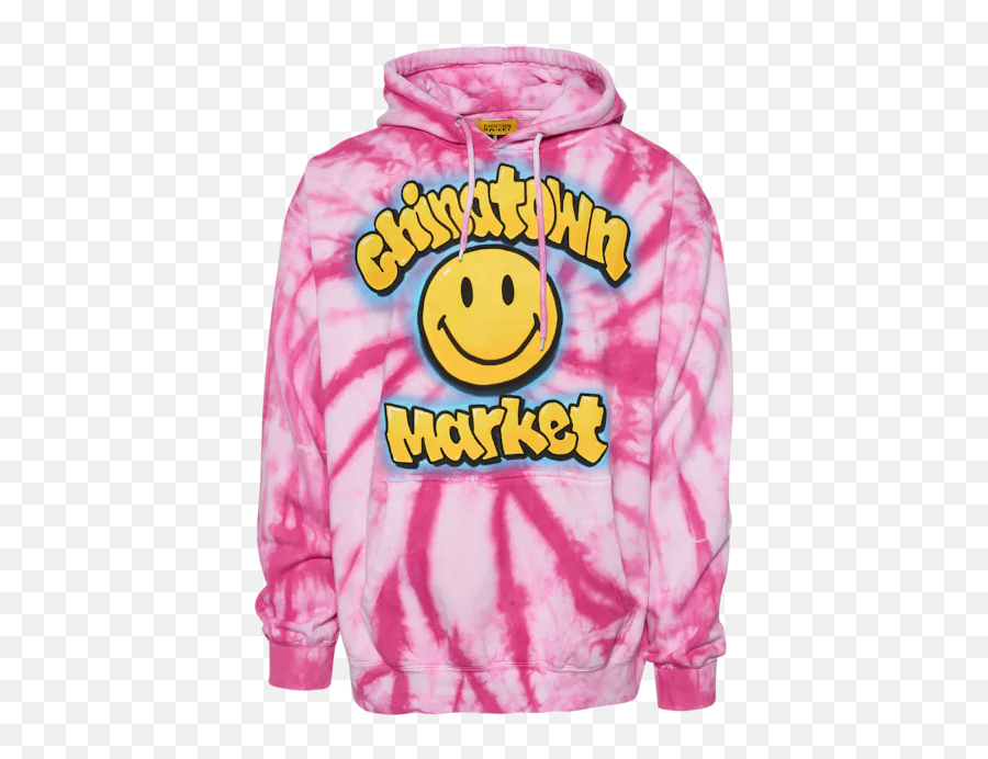 Chinatown Market Spray Paint Hoodie - Menu0027s Painting Pink Chinatown Hoodie Emoji,China Busincess Emoticon