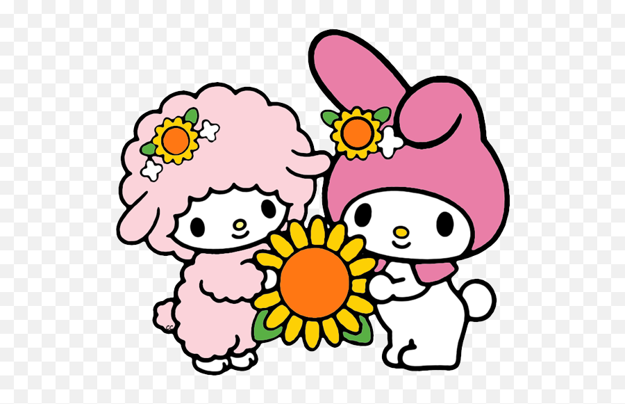 Melody Hello Kitty Birthday Clips My - Hello Kitty Dan Melody Emoji,Badte Maru Emojis