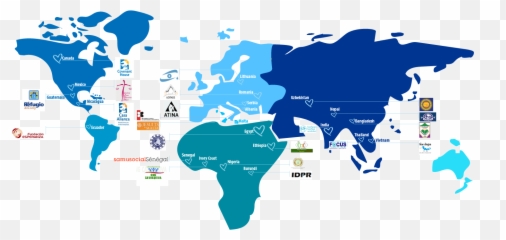 Recipients Of 2014 Small Grants Facility - World Map Mercator With Antarctica Emoji,Ngo Child Saving Appeal To Emotions