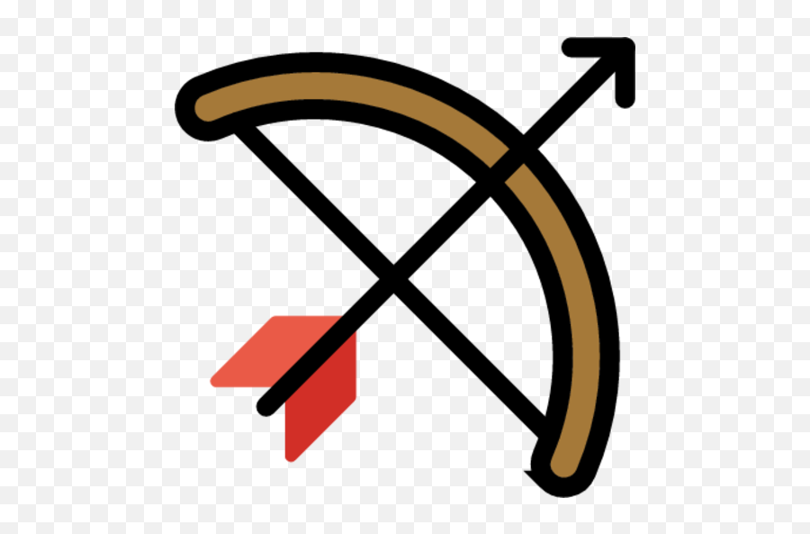 Bow And Arrow Emoji - Download For Free U2013 Iconduck Archer Emoji,Flag Smbols Southwest Emojis