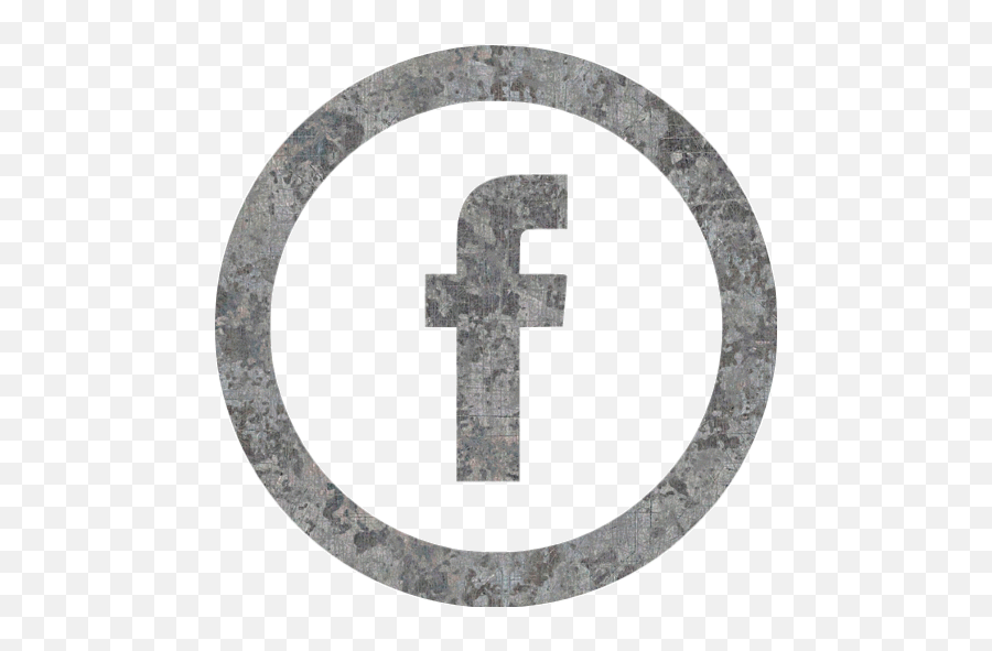 Eroded Metal Facebook 5 Icon - Dark Grey Facebook Emoji,Metal Hand Emoticon Facebook
