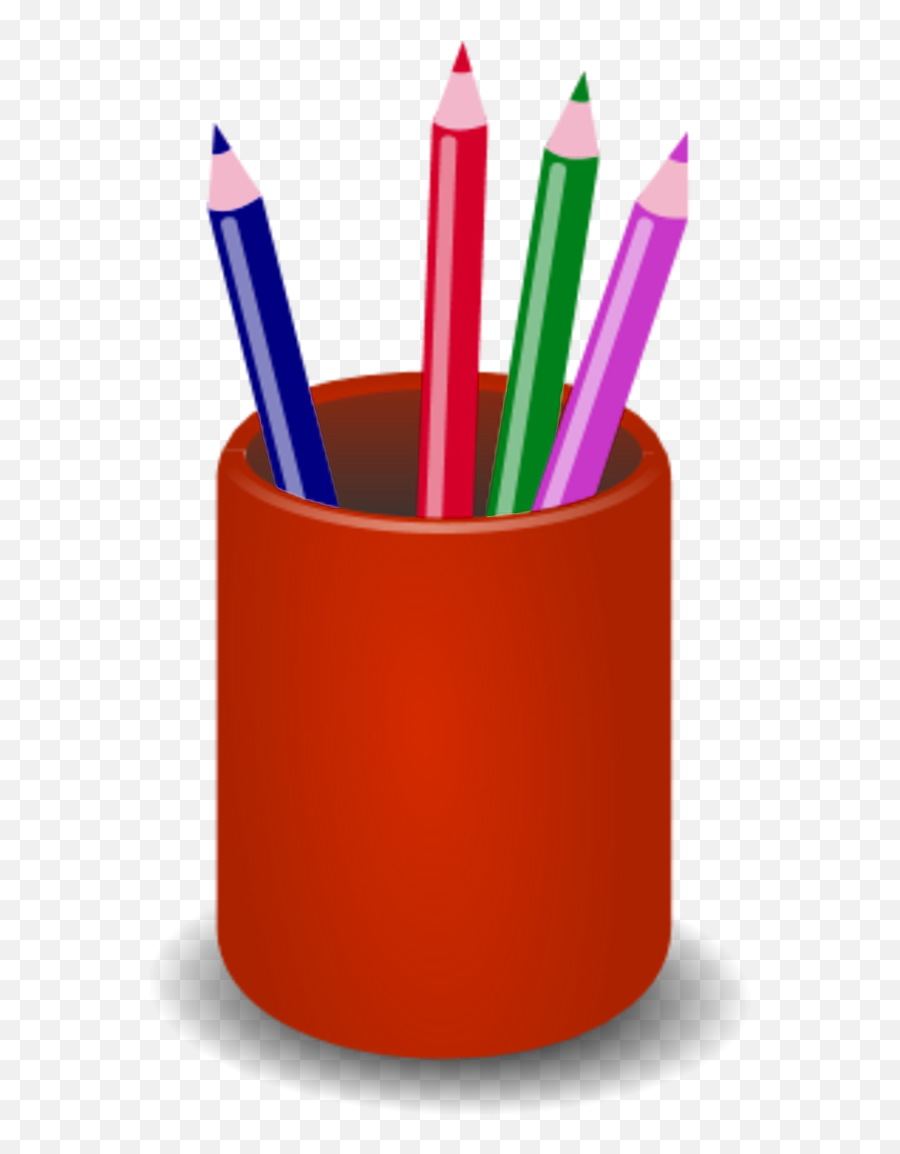 Pencil Clipart Jar Pencil Jar Transparent Free For Download - Clipart Pencil Jar Emoji,Emoji Pencil Pouch